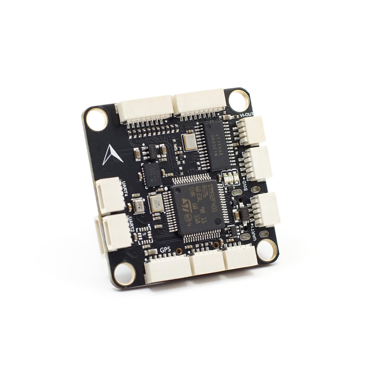 Front and back of the MicoAir405v2 flight controller