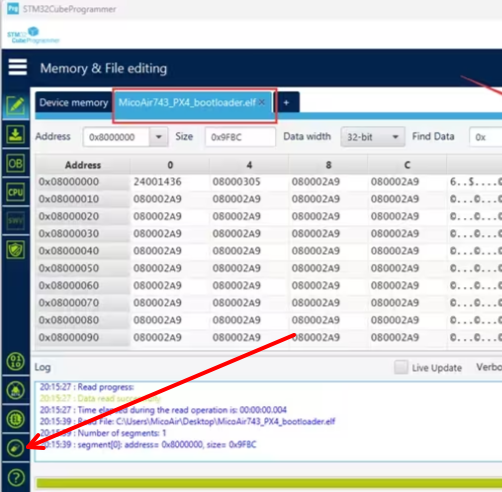 Erase all Flash memory in STM32CubeProgrammer