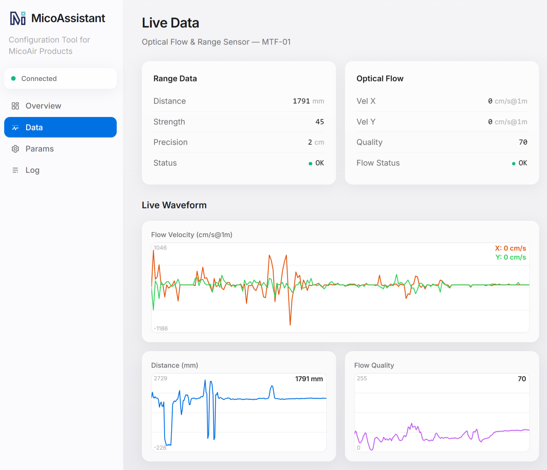 MicoAssistant main page