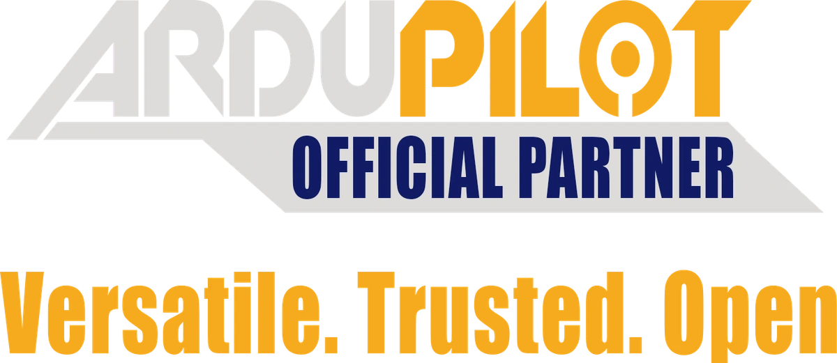Logo „Offizieller ArduPilot-Partner“