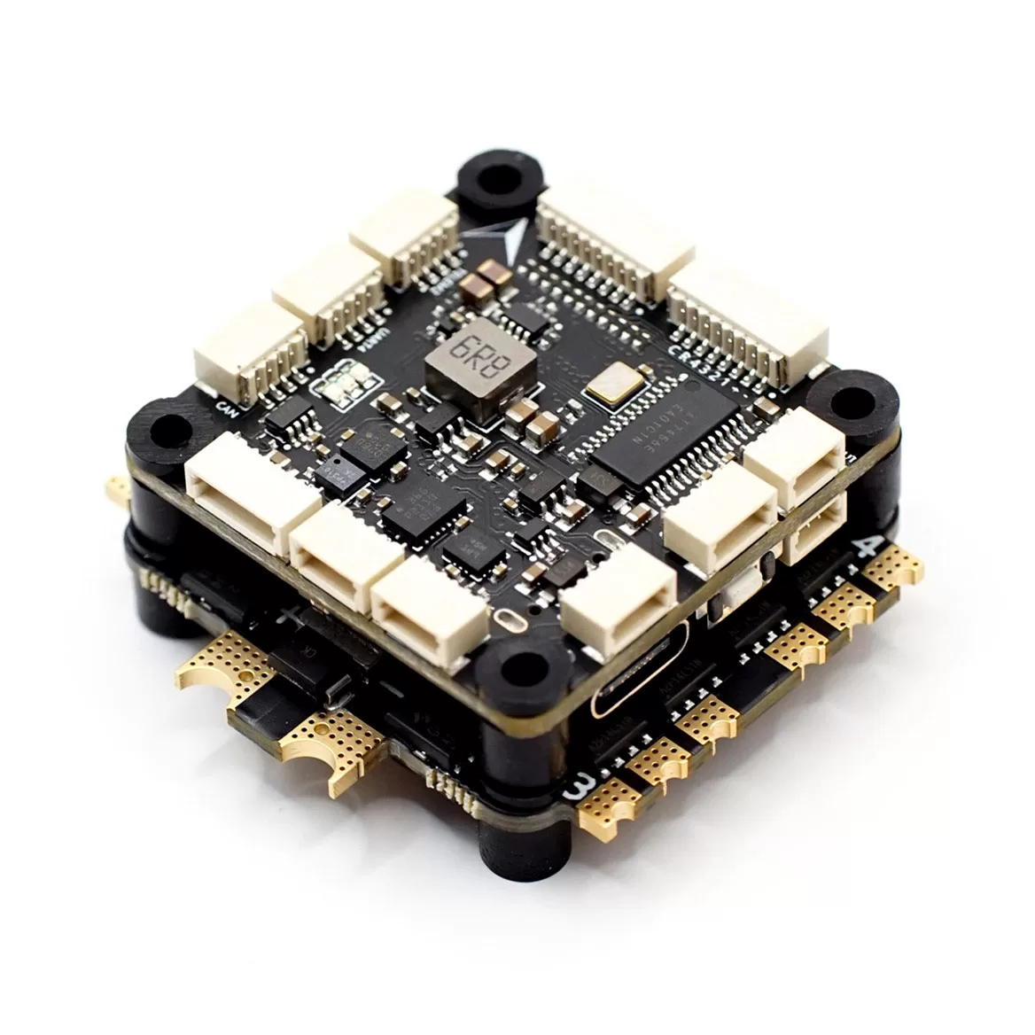 MicoAir743 flight controller and ESC stack